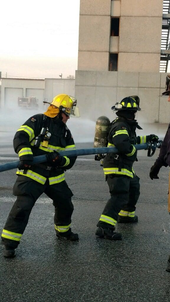 John R Kowalski helps manage a firehose.